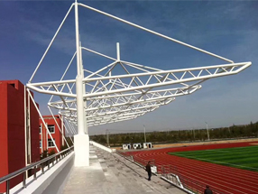 寧夏吳忠紅寺堡中學(xué)體育場(chǎng)<font color='red'>看臺(tái)</font>膜<font color='red'>結(jié)構(gòu)</font>