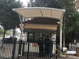 長沙卓越蔚藍城邦·淺水灣出入口膜結(jié)構(gòu)