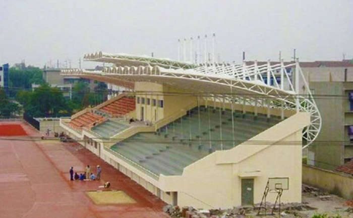 高端膜結構看臺實景展示