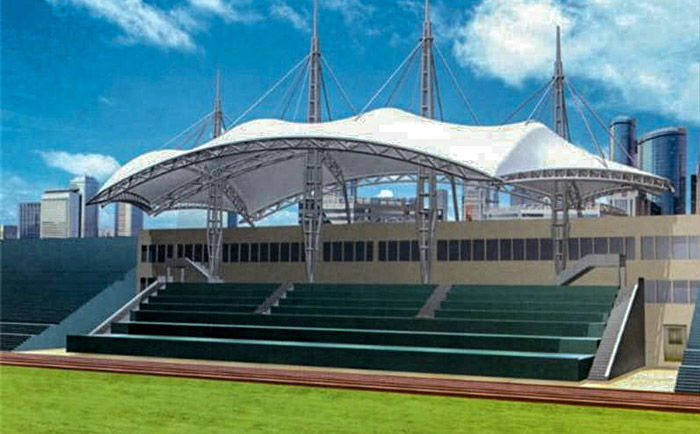 體育館膜結構看臺實景展示