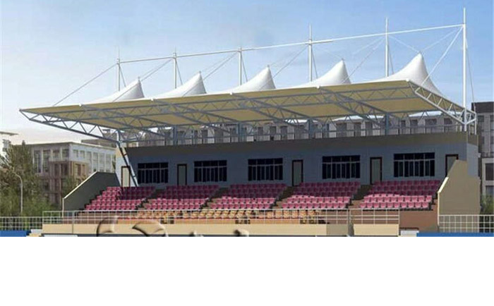 體育館膜結構看臺實景