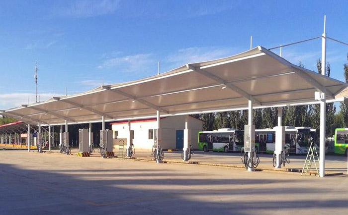 汽車充電樁膜結構工程