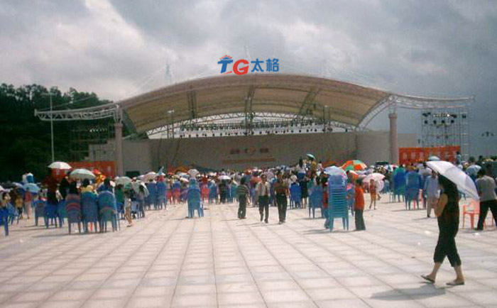 商業廣場設施膜結構工程