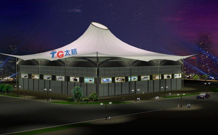 高檔商業建設膜結構工程