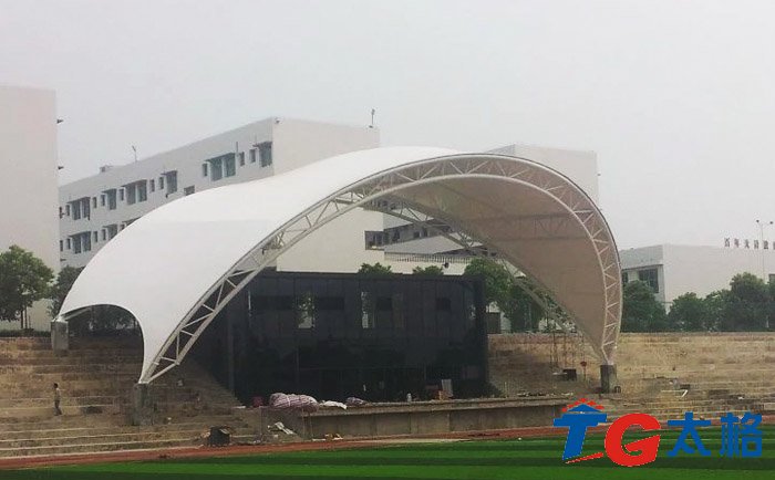 膜結構看臺最終效果