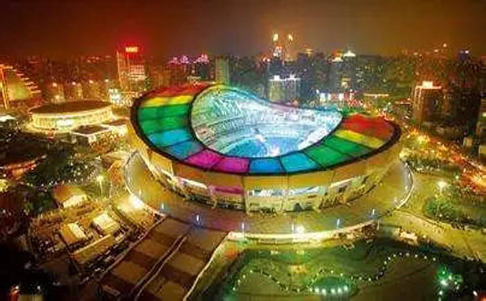 上海萬人體育館膜結構工程