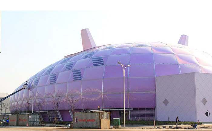 膜材為ETFE的景觀膜結構