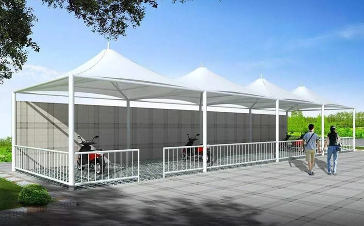 膜結(jié)構(gòu)電動(dòng)車(chē)棚