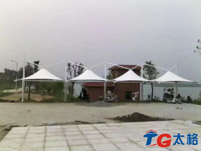 河南柘城景觀膜結構項目膜結構