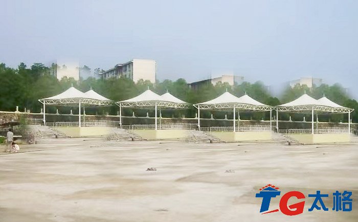 衡陽師范學校主席臺體育設施膜結構項目