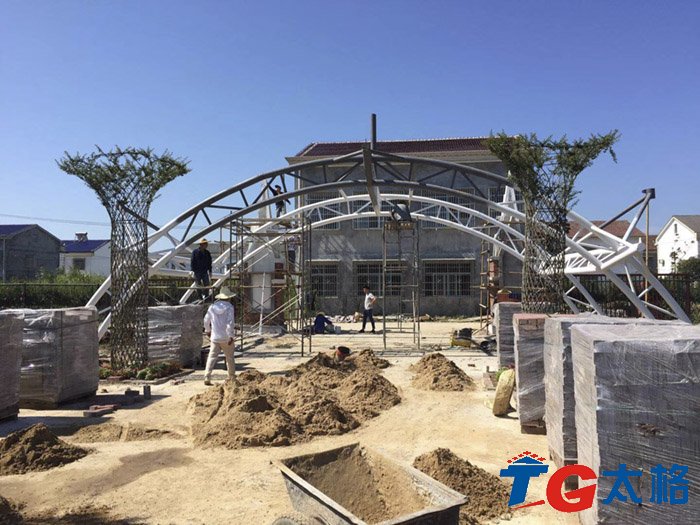 湖南岳陽鄉村之戀景觀膜結構工程