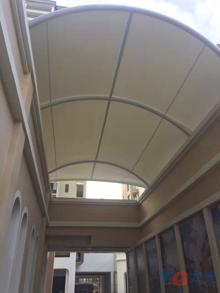 韶關翁源尚城陽光花園景觀膜結構工程