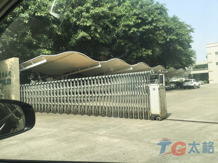 深圳安特精密停車棚膜結構工程