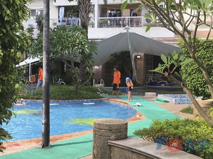 深圳蓮塘鵬興花園游泳池膜結構