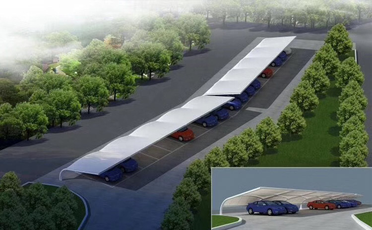 膜結構車棚的特點和優勢