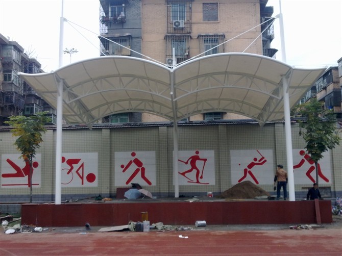 膜結構看臺建筑