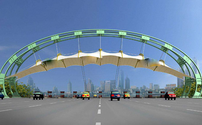 膜結構收費站工程