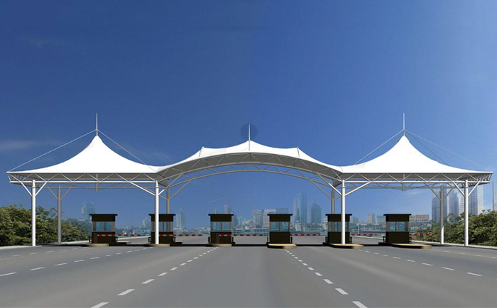 膜結構收費站工程