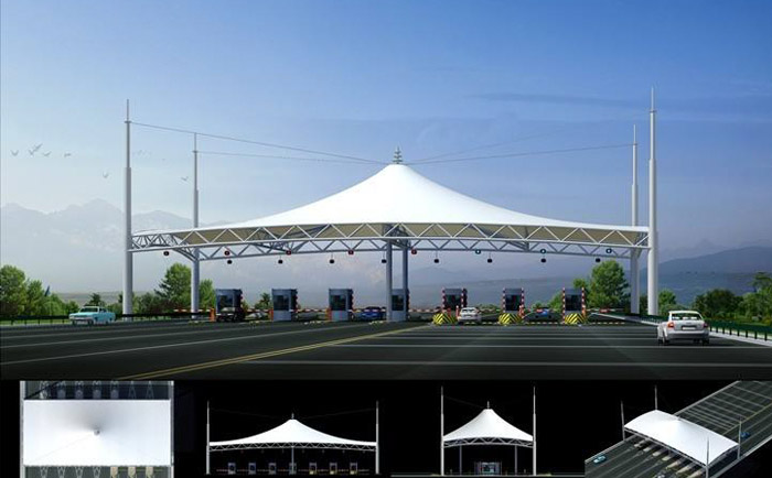 太格膜結構收費站工程案例