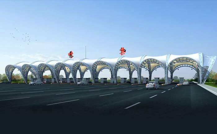 太格以前的膜結構收費站案例