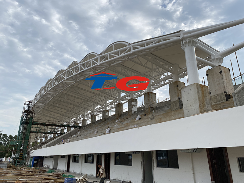 佛山樂從文化公園體育看臺膜結構