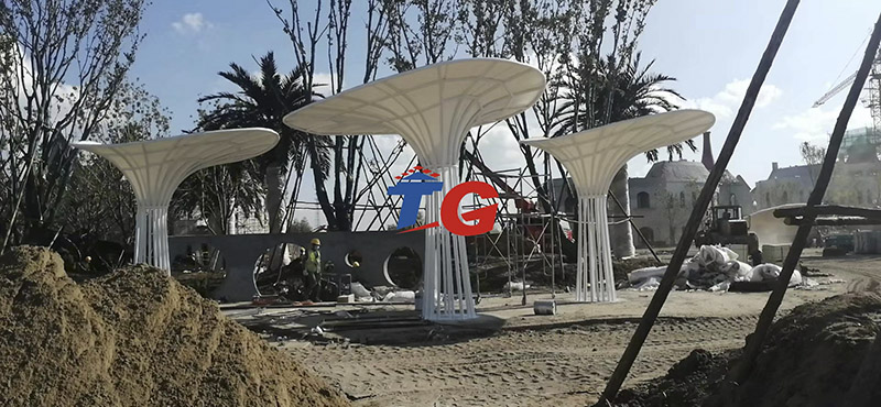 恒大陽光半島景觀膜結構工程